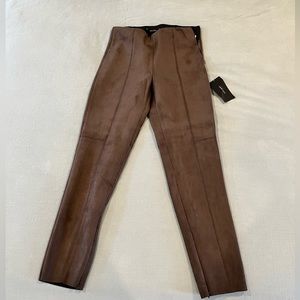 NWT Zara faux suede pants